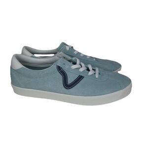 Vans Ward Suede Canvas Mix Skate Shoes Light blue. Womens 9.5. Men’s 8